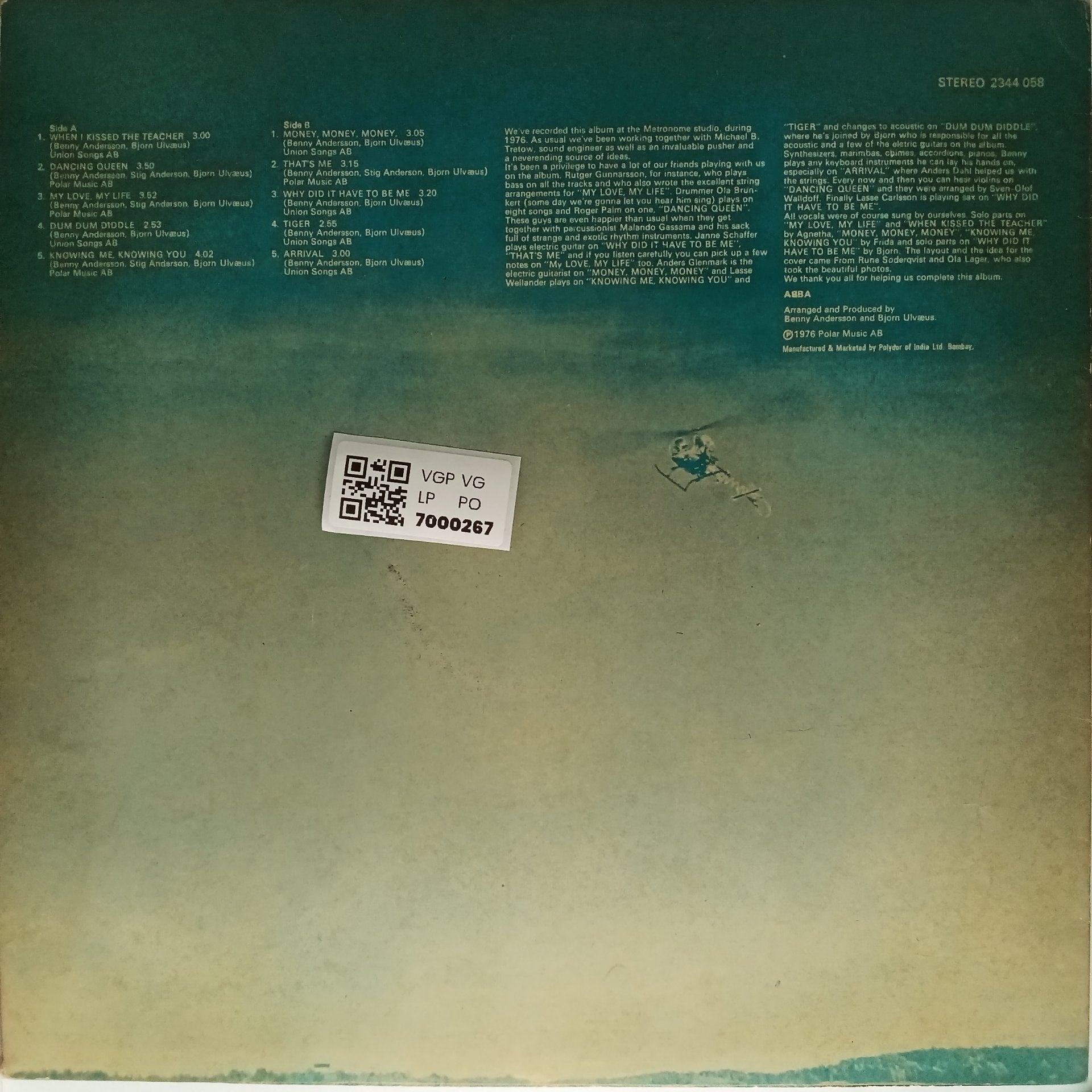 ABBA - Arrival (Vinyl)