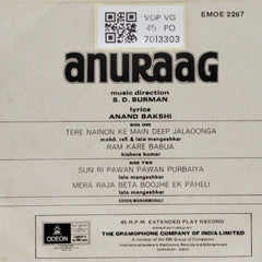 S. D. Burman - Anuraag (45-RPM)