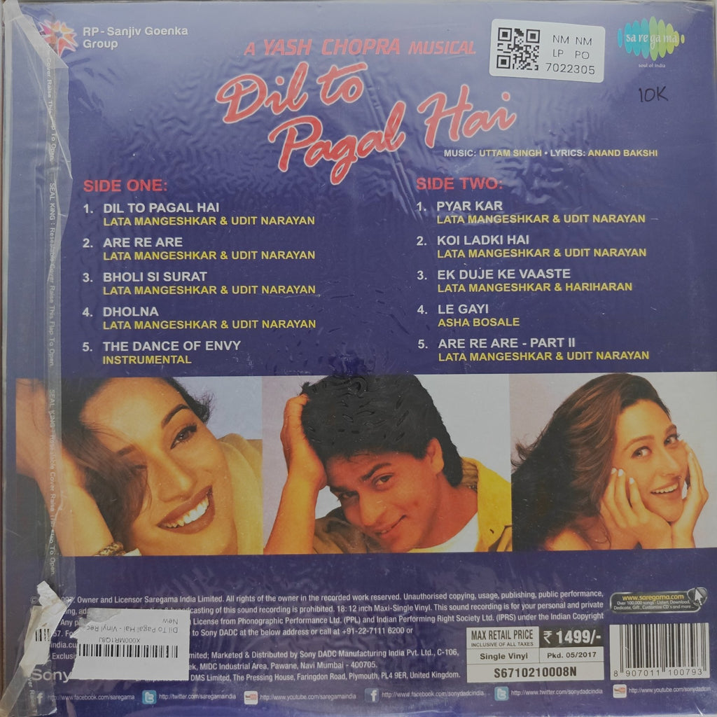 Uttam Singh - Dil To Pagal Hai (Vinyl)