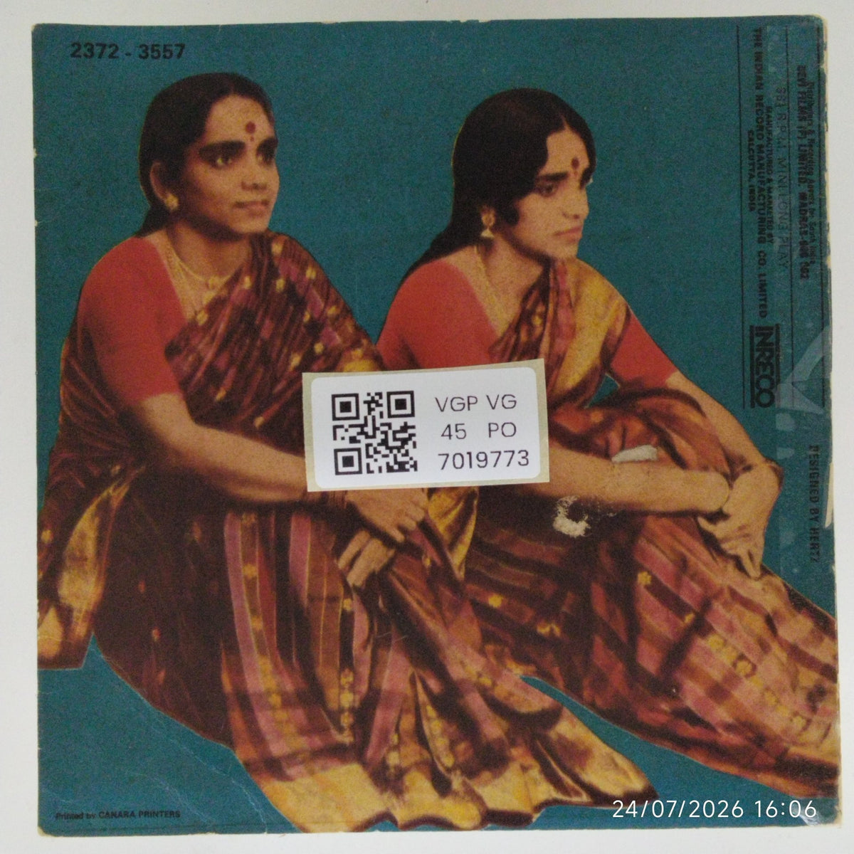 Therazhundur Sisters - Tamil Devotional (45-RPM)