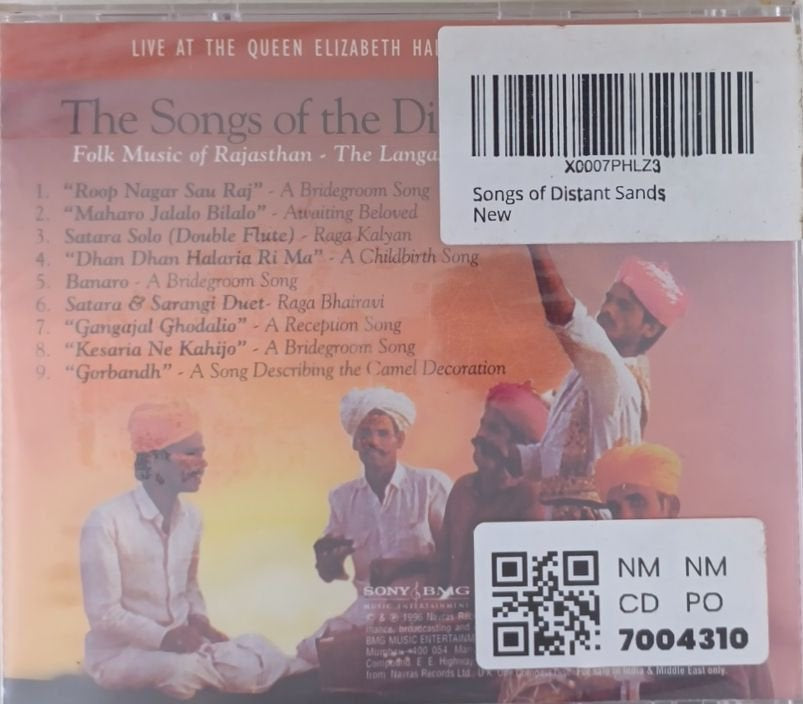 The Langas & The Manganiars - The Songs of the Distant Sands (CD)