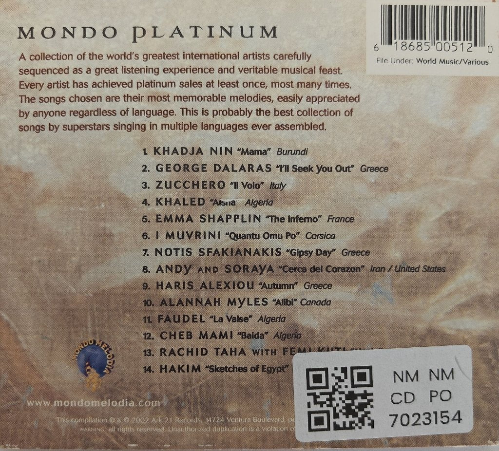 Various - Mondo Platinum (CD)