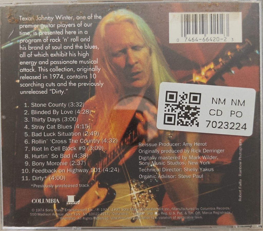 Johnny Winter - Saints & Sinners (CD)