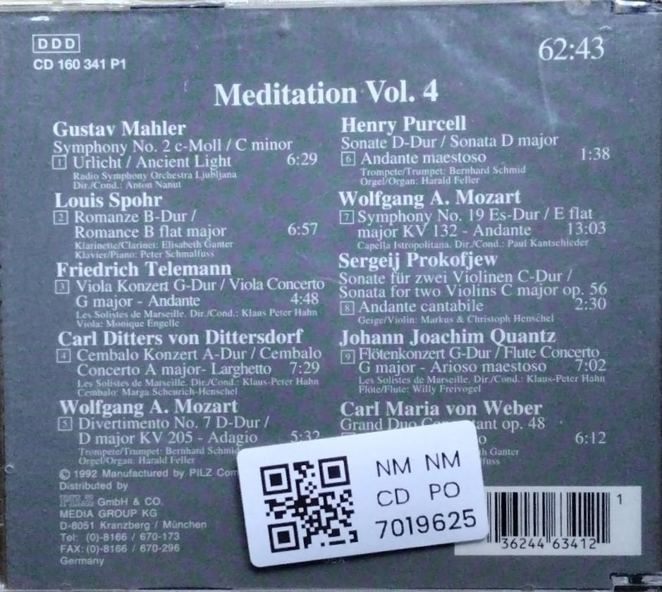 Various - Meditation Vol. 4 (CD)