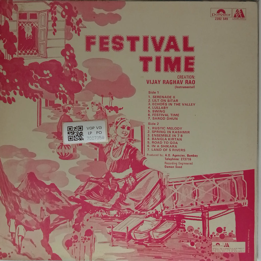 Vijay Raghav Rao - Festival Time (Vinyl)