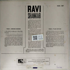Ravi Shankar - Raga Tilak-Shyam / Raga Abhogi-Kanada (Vinyl)