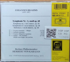 Berliner Philharmoniker, Herbert von Karajan - Brahms: Symphonie No. 1 (CD)