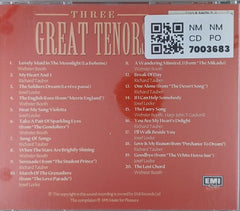 Josef Locke, Richard Tauber, Webster Booth - Three Great Tenors (CD)