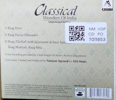 Ustad Amjad Ali Khan - Classical Wonders Of India (CD)