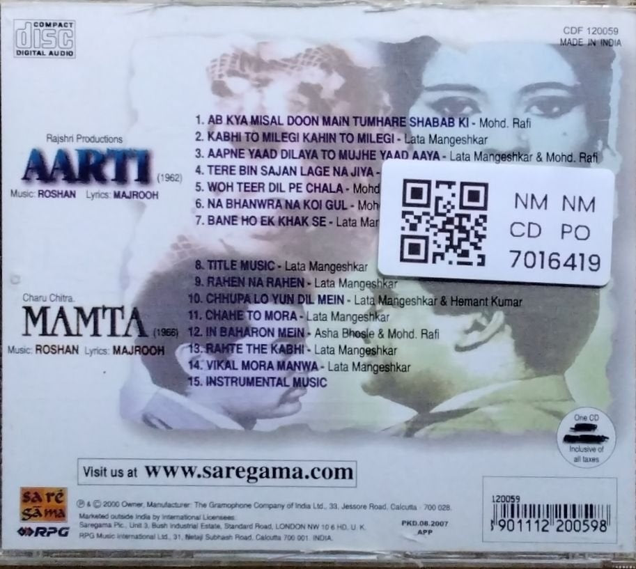 Roshan - Aarti/Mamta (CD)