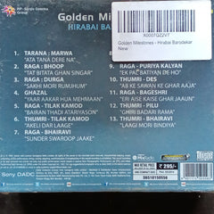 Hirabai Barodekar - Golden Milestones  (CD)