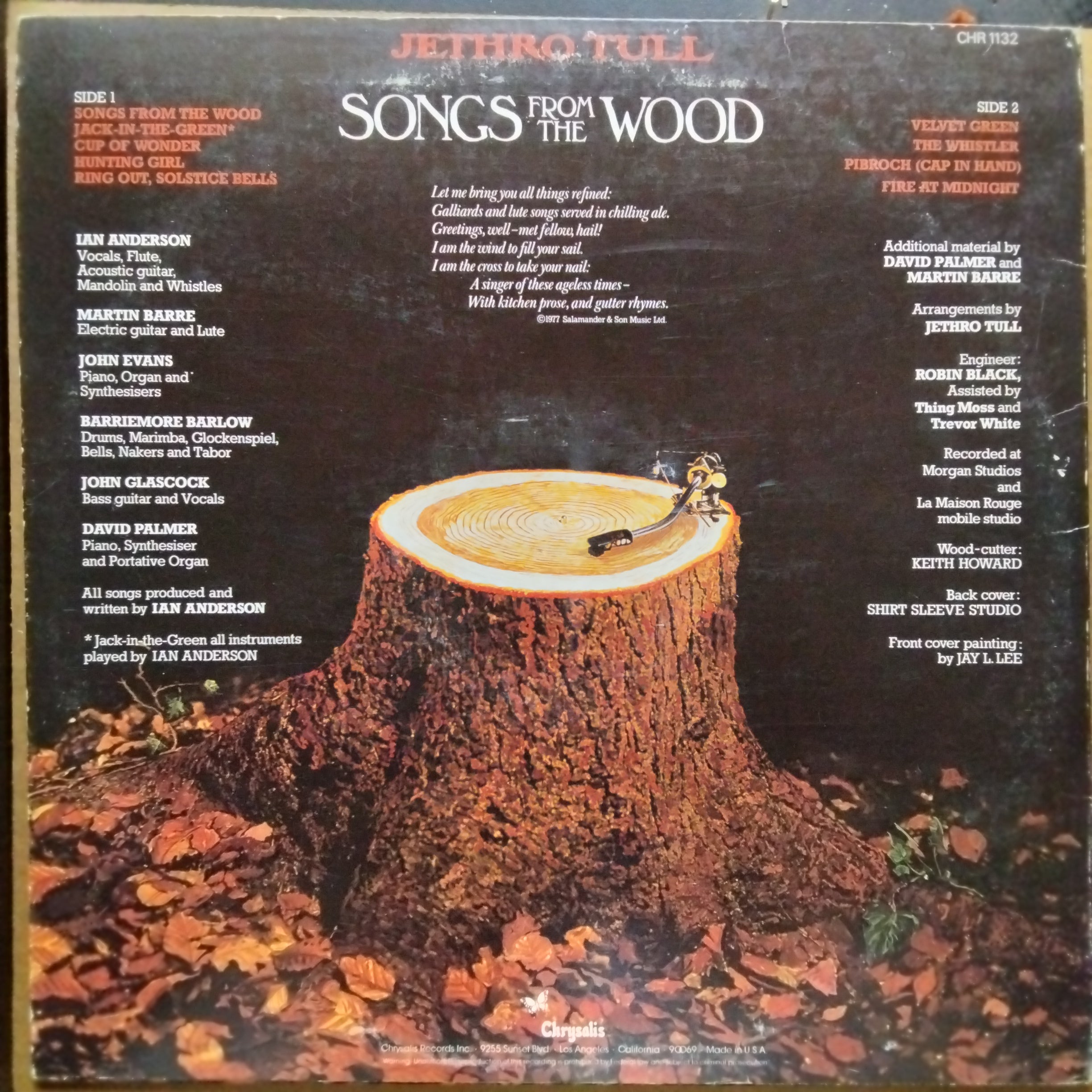 Jethro Tull  - Songs From The Wood (Vinyl)