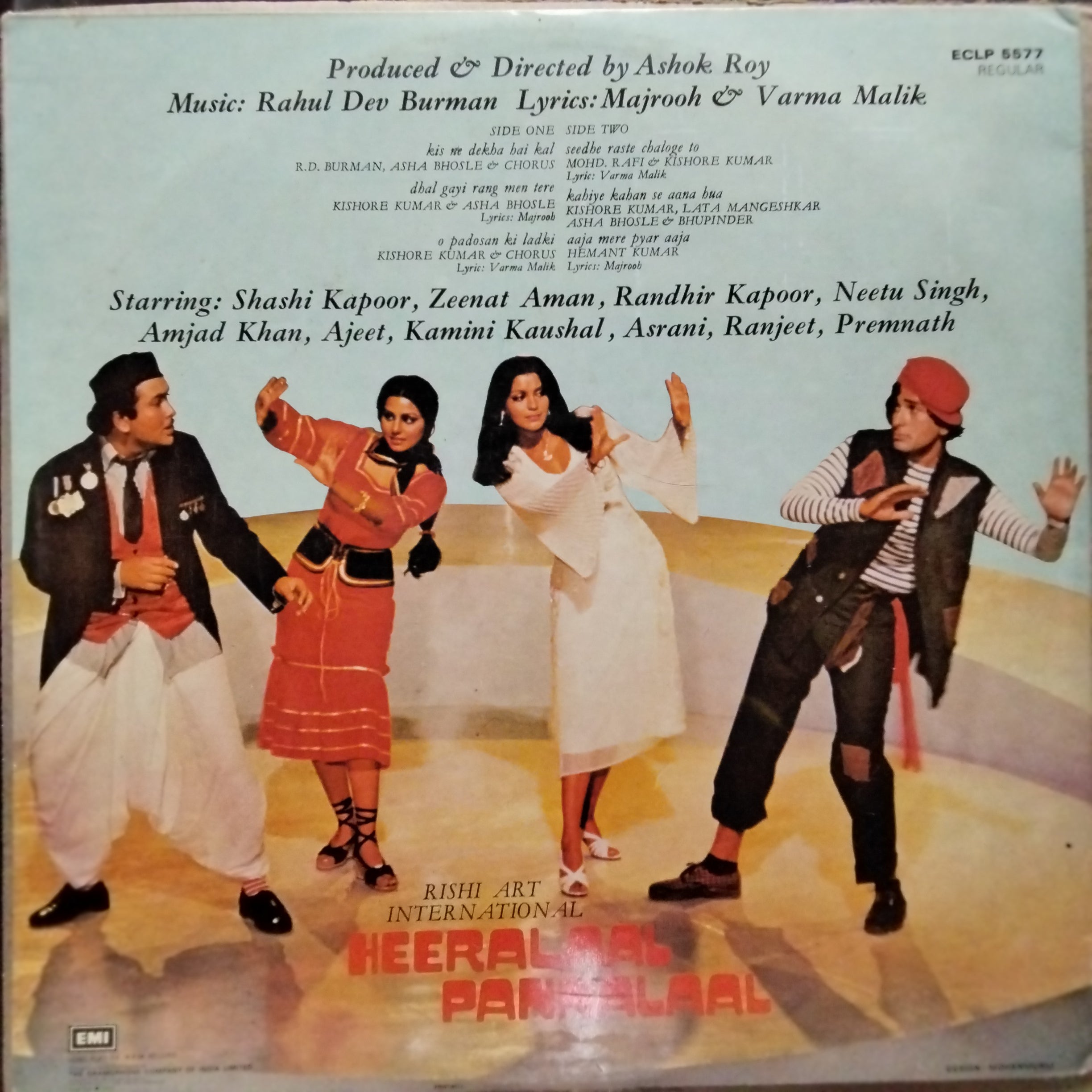 Rahul Dev Burman*, Majrooh* & Varma Malik  - Heeralaal Pannalaal (Vinyl)