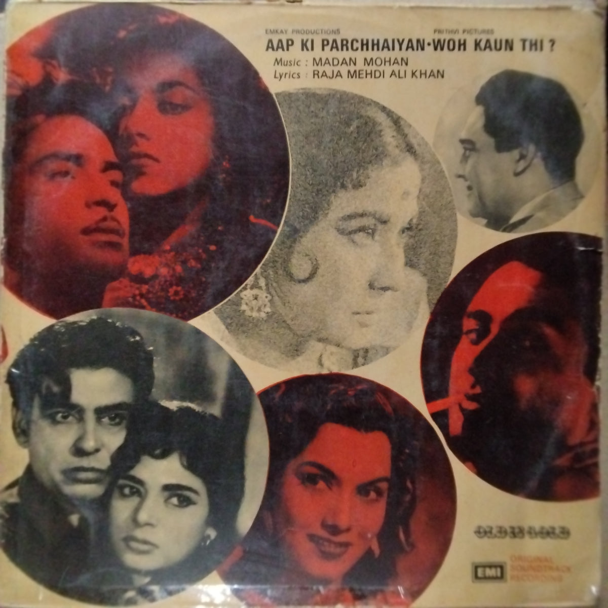 Madan Mohan  - Aap Ki Parchhaiyan / Woh Kaun Thi? (Vinyl)