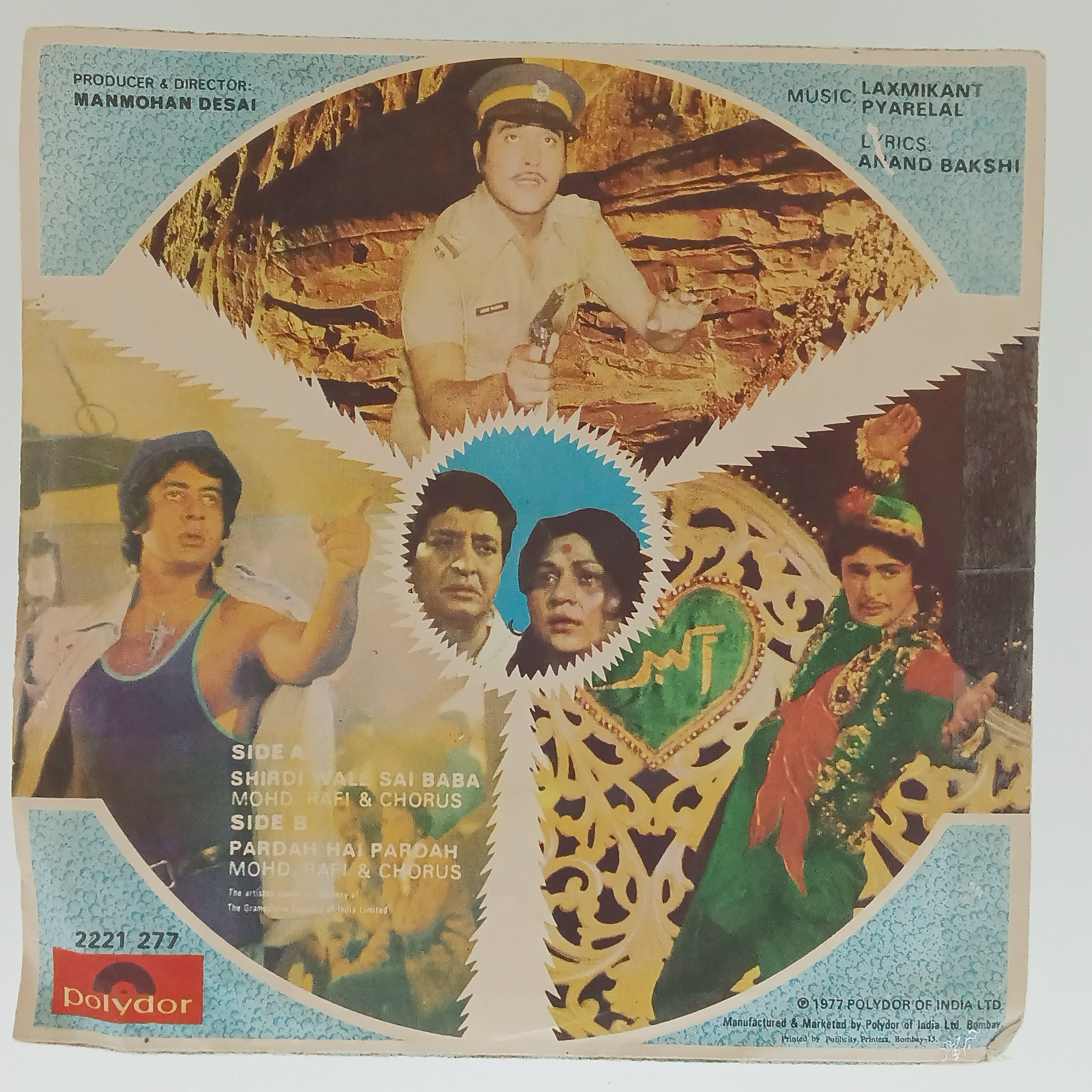 Laxmikant Pyarelal*, Anand Bakshi  -  Amar, Akbar, Anthony (45-RPM)