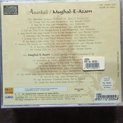 Naushad + C Ramachandra  - Mughal E Azam + Anarkali (CD)