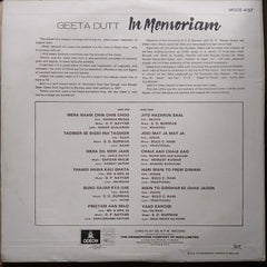 Geeta Dutt - Geeta Dutt In Memoriam (Vinyl)