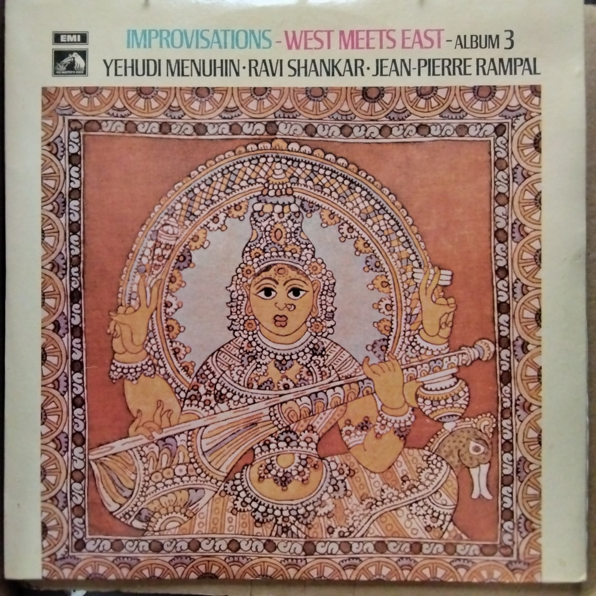 Yehudi Menuhin - Ravi Shankar - Jean-Pierre Rampal  - Improvisations - West Meets East - Album 3 (Vinyl)