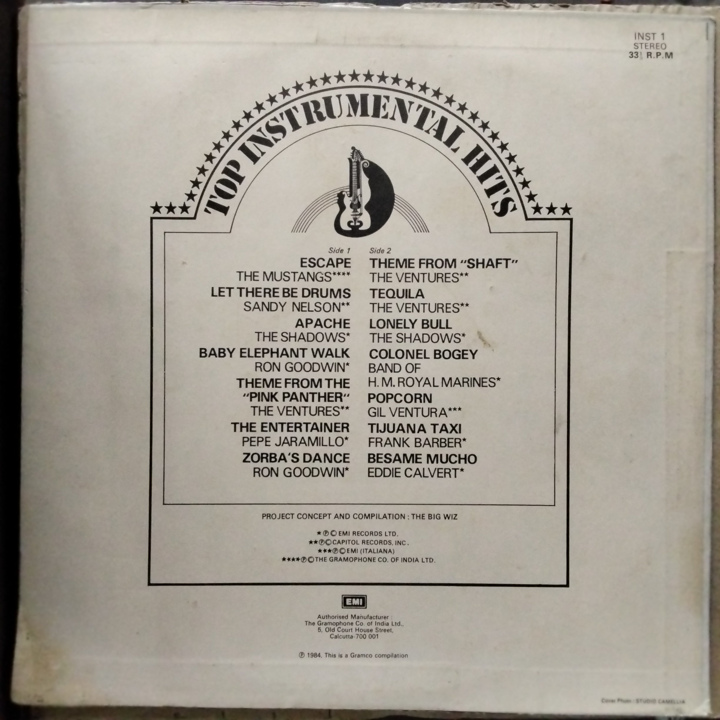 Various  - Top Instrumental Hits (Vinyl)