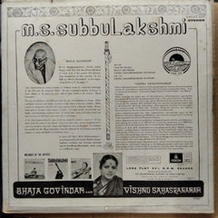 M.S. Subbulakshmi  - Bhaja Govindam And Vishnu Sahasranamam (Vinyl)