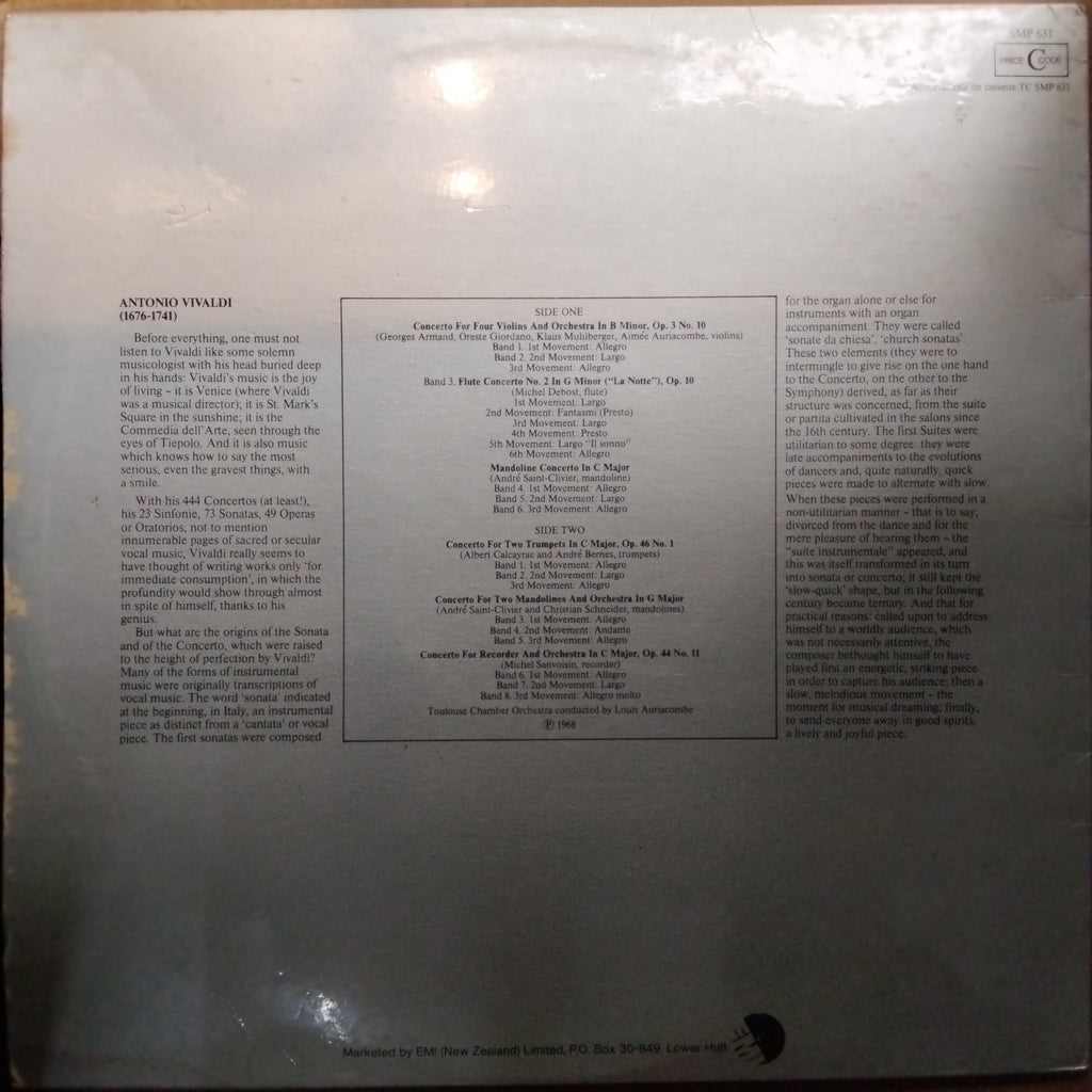 Antonio Vivaldi  - Masterpiece (Vinyl)