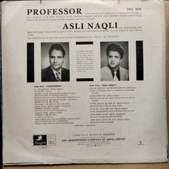 Shankar Jaikishan  - Professor and Asli Naqli (Vinyl)