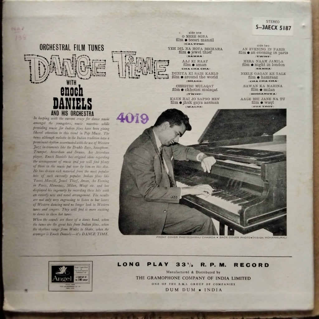 Enoch Daniels And His Orchestra  - Dance Time (Vinyl)