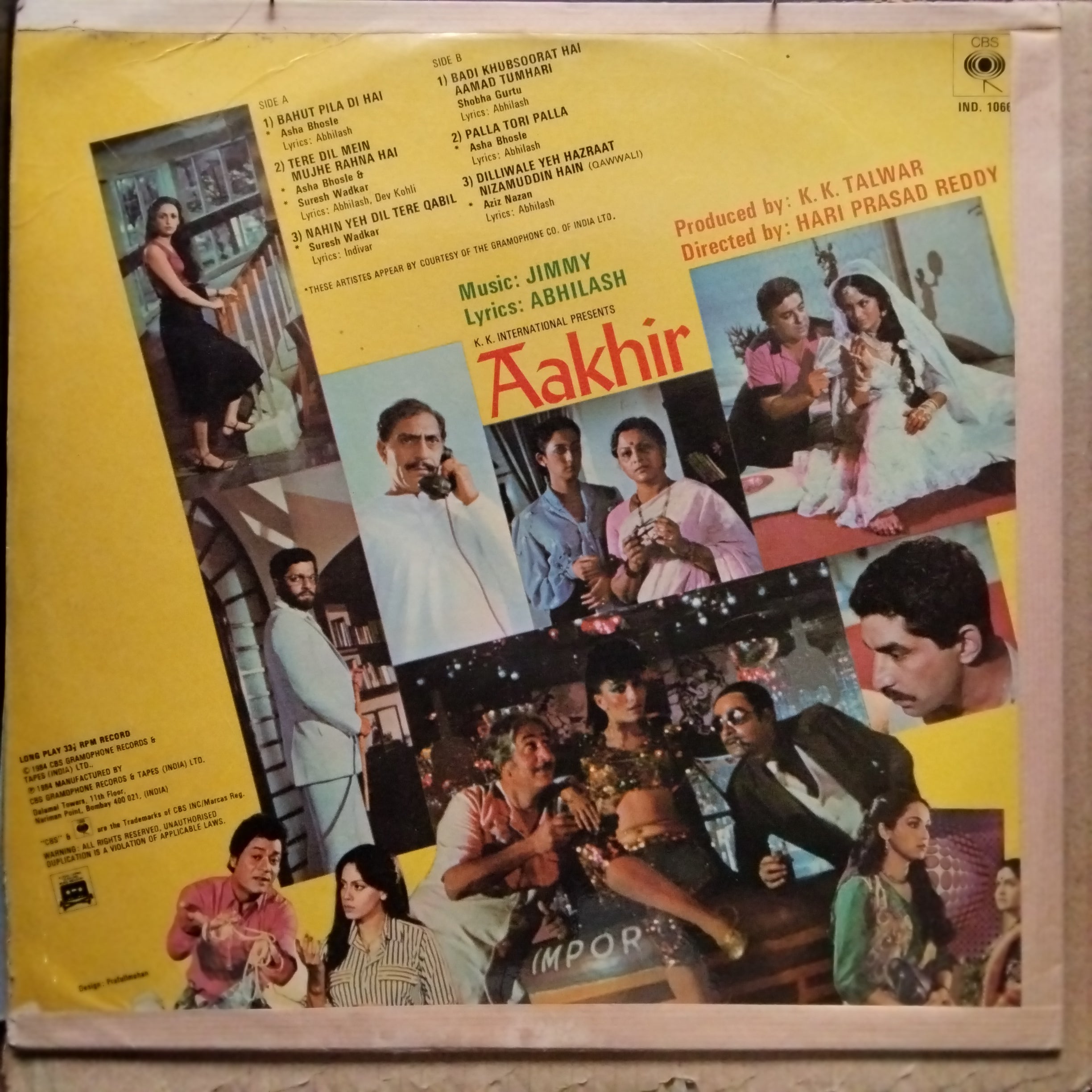 Jimmy  - Aakhri  (Vinyl)