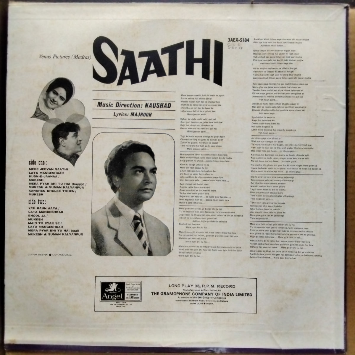 Naushad  - Saathi (Vinyl)