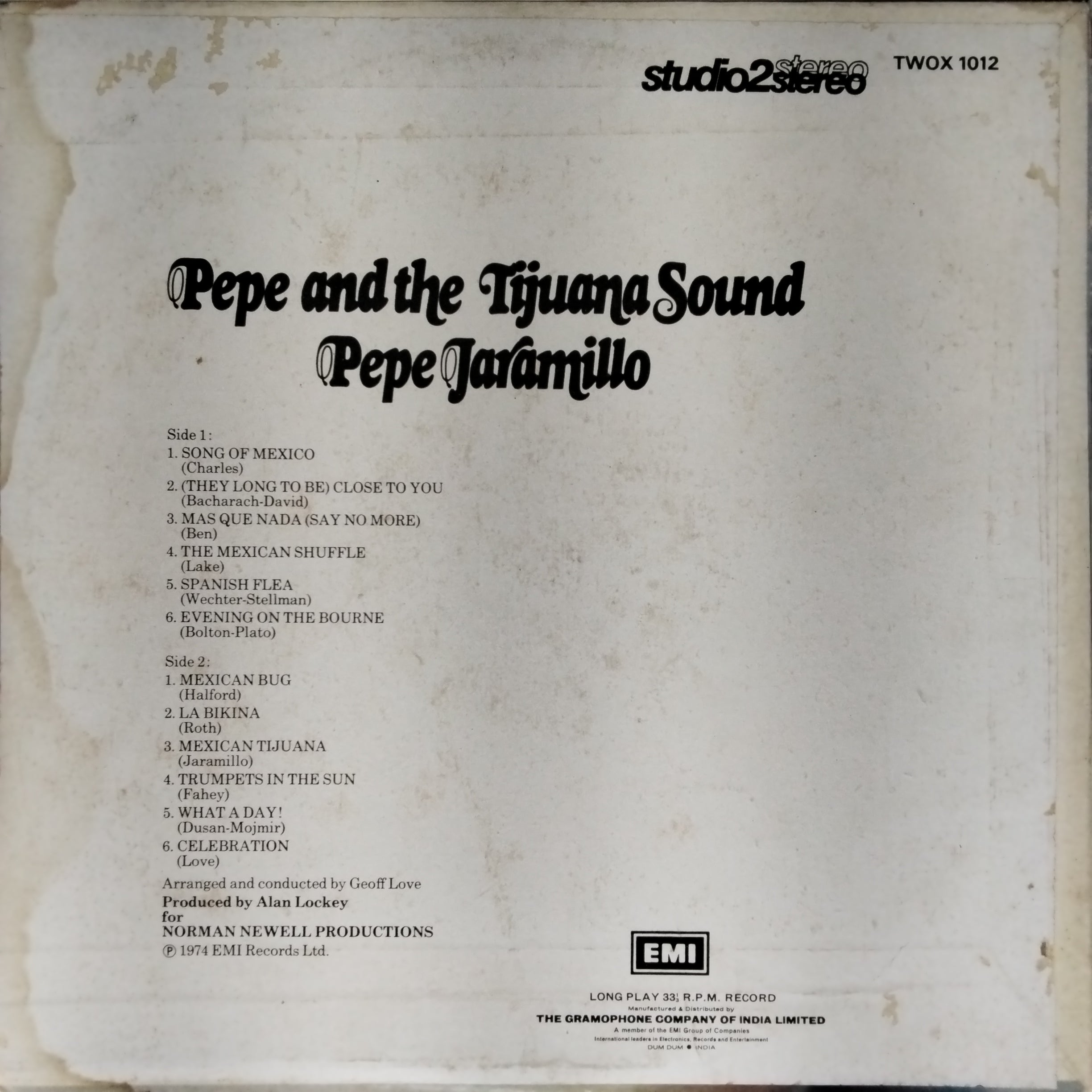 Pepe Jaramillo  - Pepe And The Tijuana Sound (Vinyl)