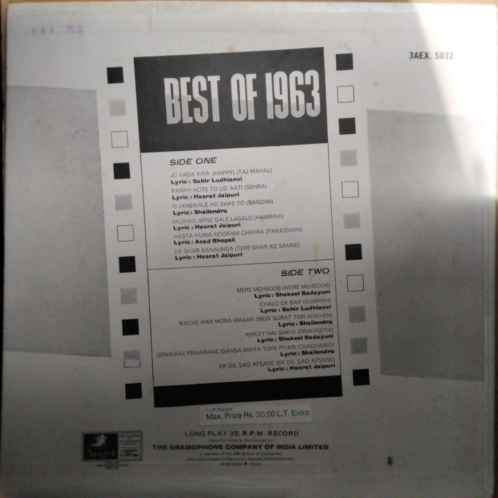 Various  - Best Of 1963 (Vinyl)