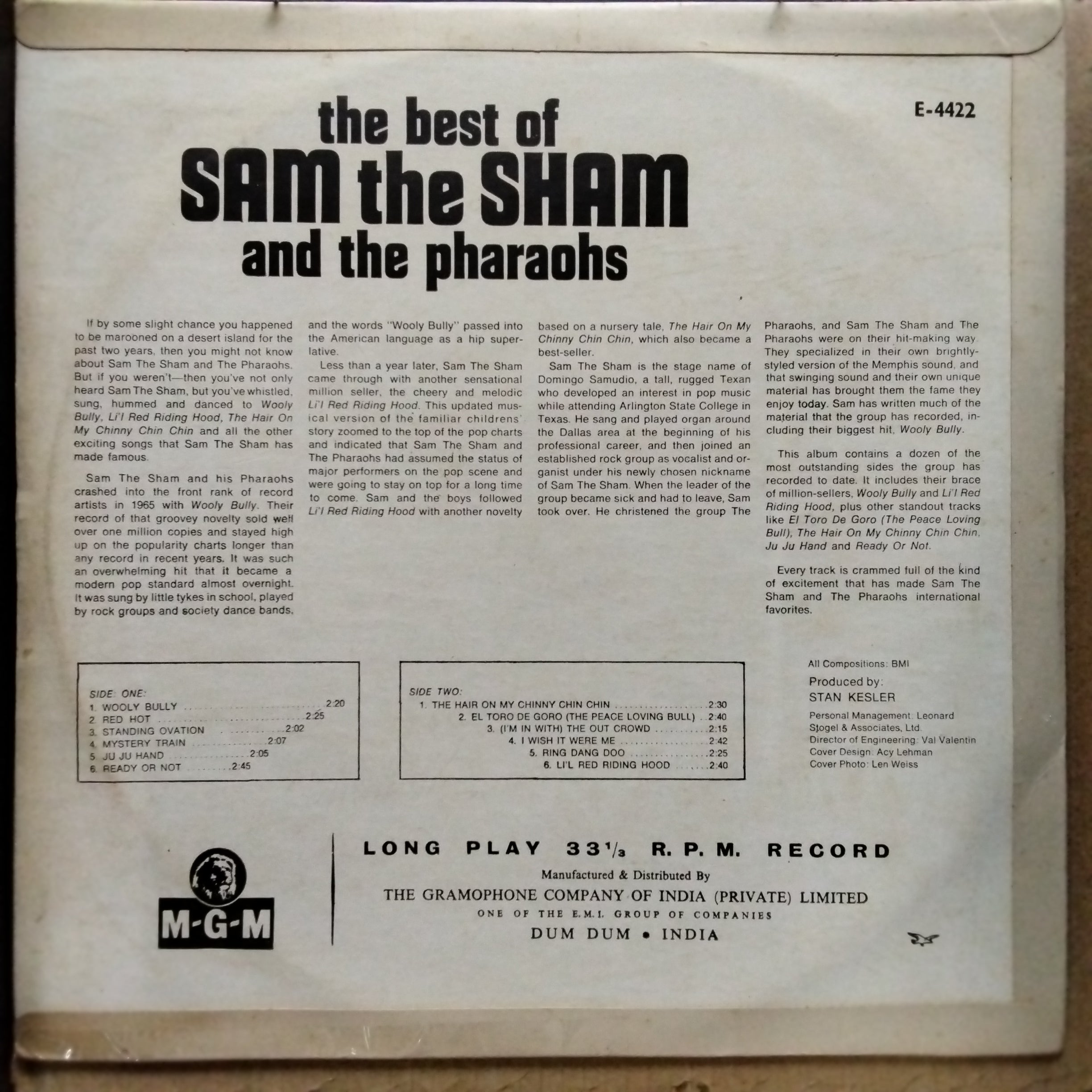 Sam The Sham And The Pharaohs*  - The Best Of Sam The Sham And The Pharaohs (Vinyl)