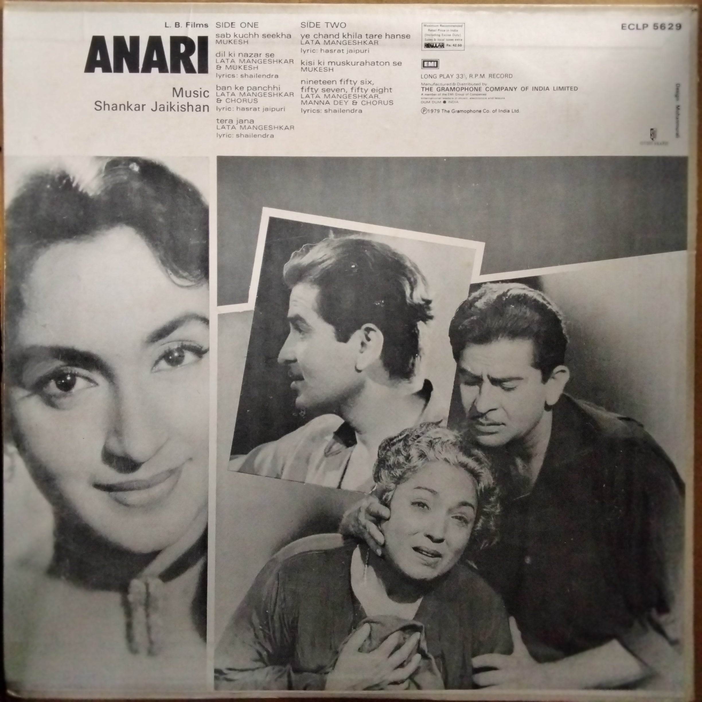 Shankar Jaikishan*, Shailendra, Hasrat Jaipuri  - Anari (Vinyl)