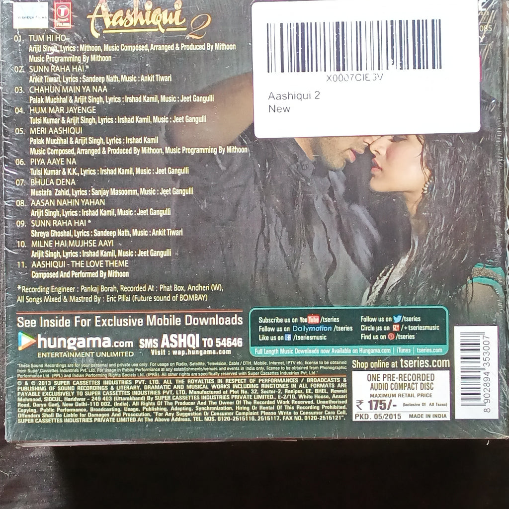 Various - Aashiqui 2 (CD)