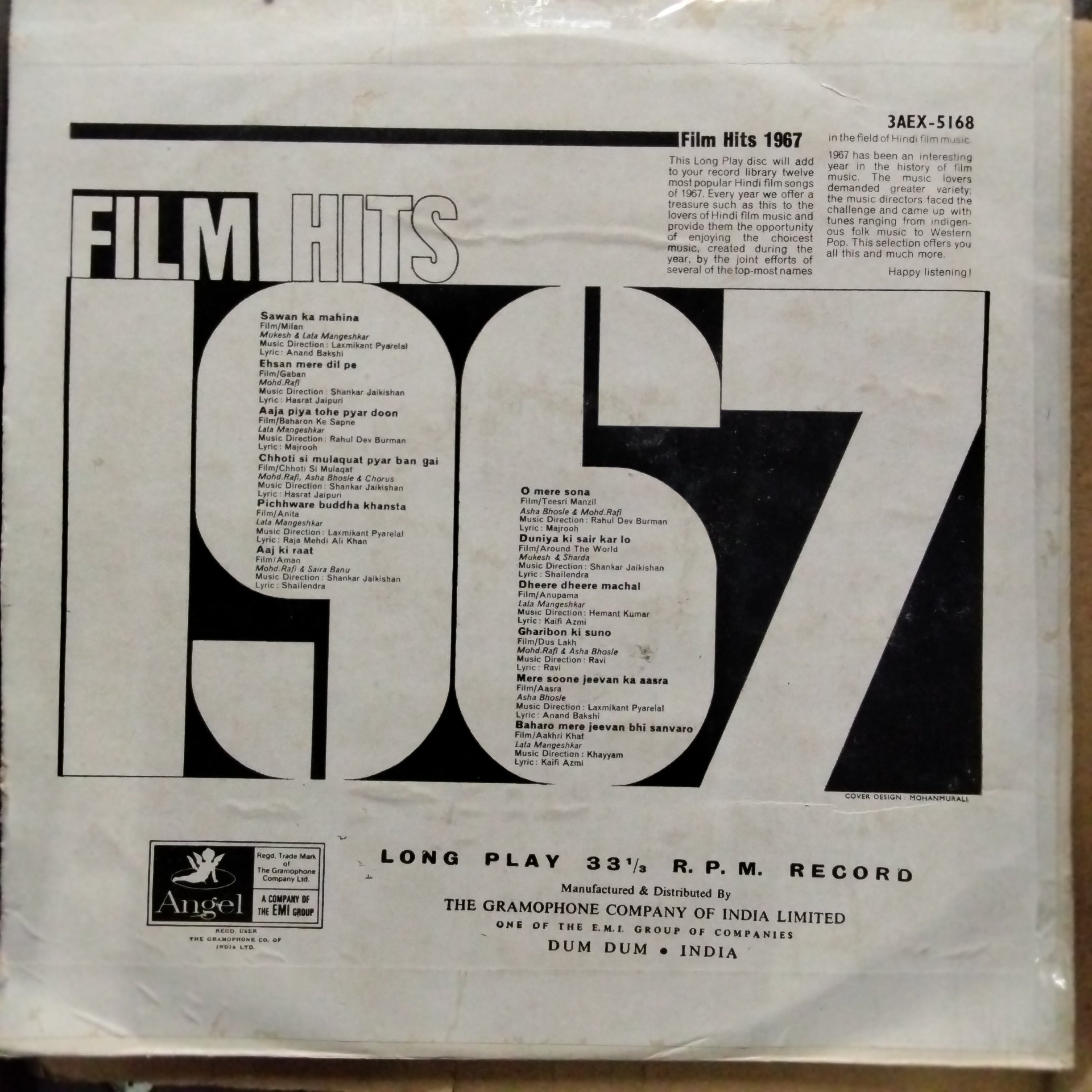 Various  - Film Hits 1967 (Vinyl)