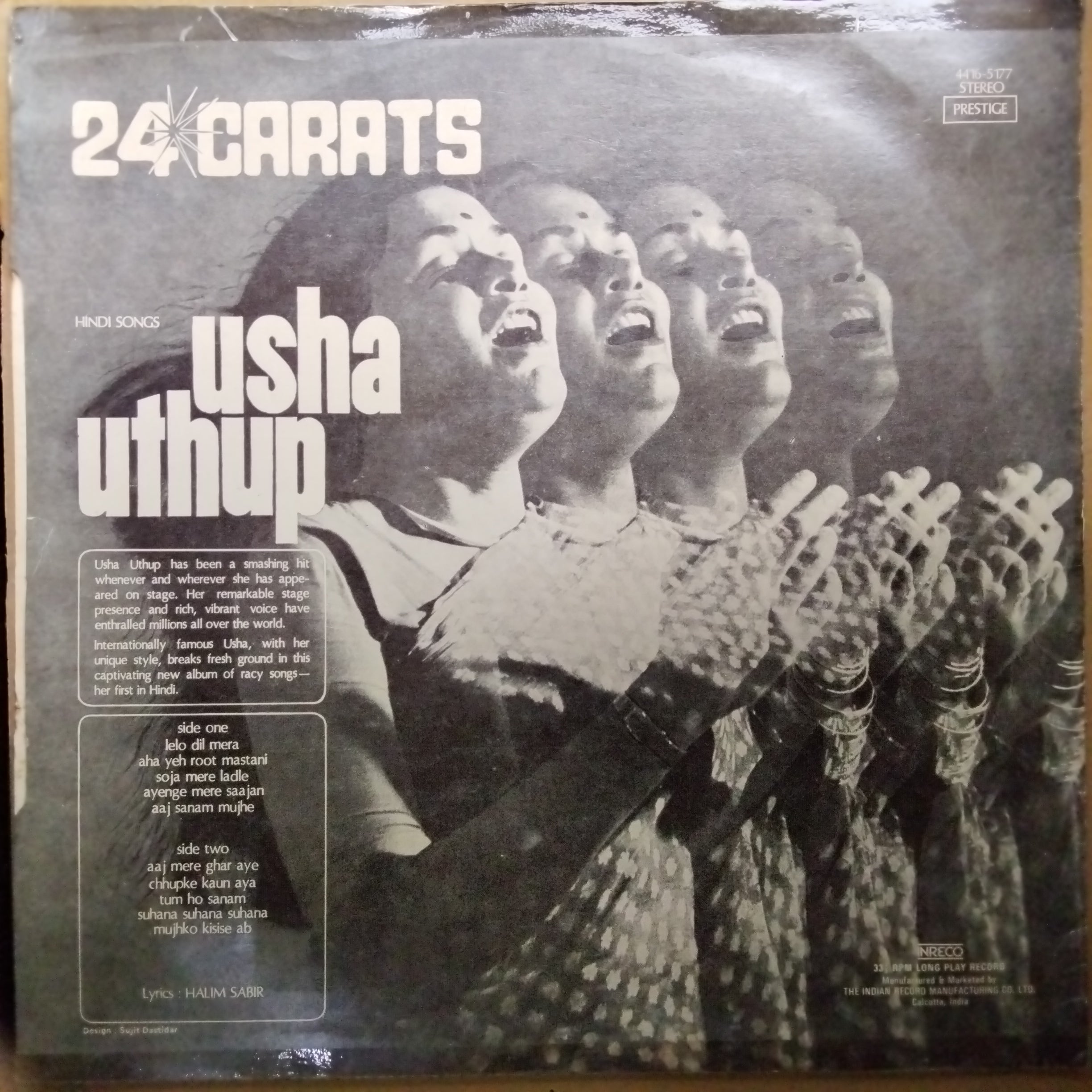 Usha Uthup  - 24 Carats (Vinyl)