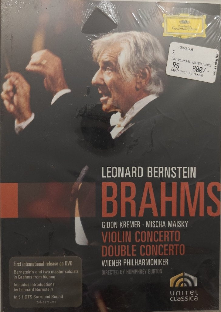 Leonard Bernstein, Wiener Philharmoniker - Violin Concerto - Double Concerto (Music-DVD)
