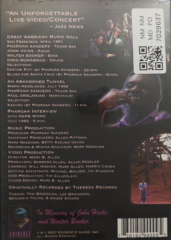 Pharoah Sanders - Live in San Francisco (Music-DVD)