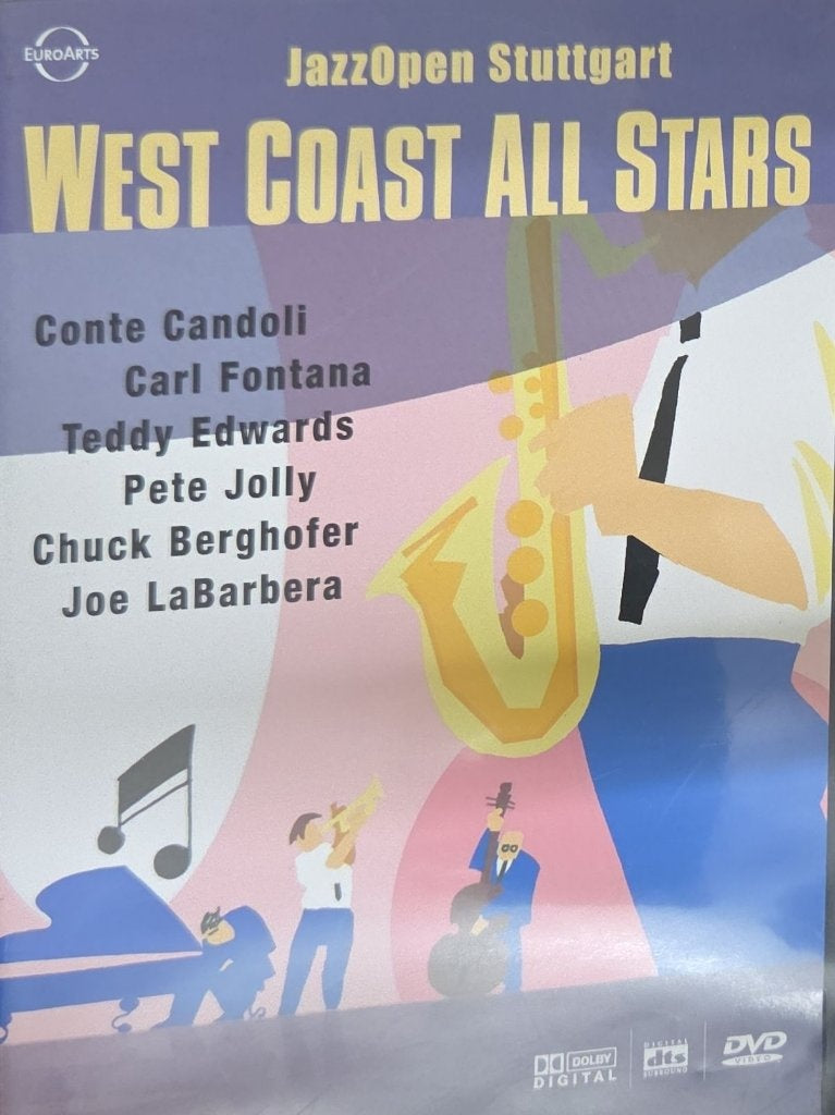 Conte Candoli, Carl Fontana, Teddy Edwards, Pete Jolly, Chuck Berghofer, Joe LaBarbera - West Coast All Stars (Music-DVD)