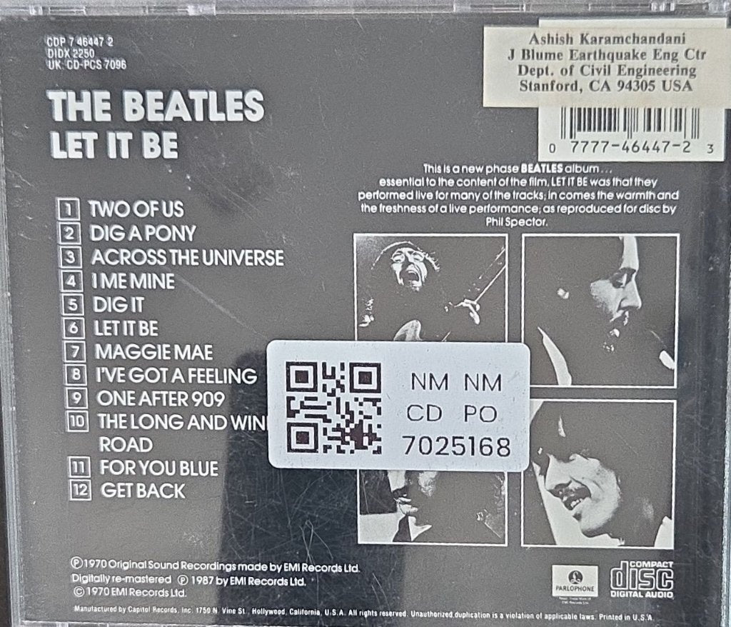The Beatles - Let It Be (CD)