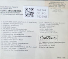Louis Armstrong - An Evening with Louis Armstrong and His All Stars in Concert at the Pasadena Civic Auditorium (CD)