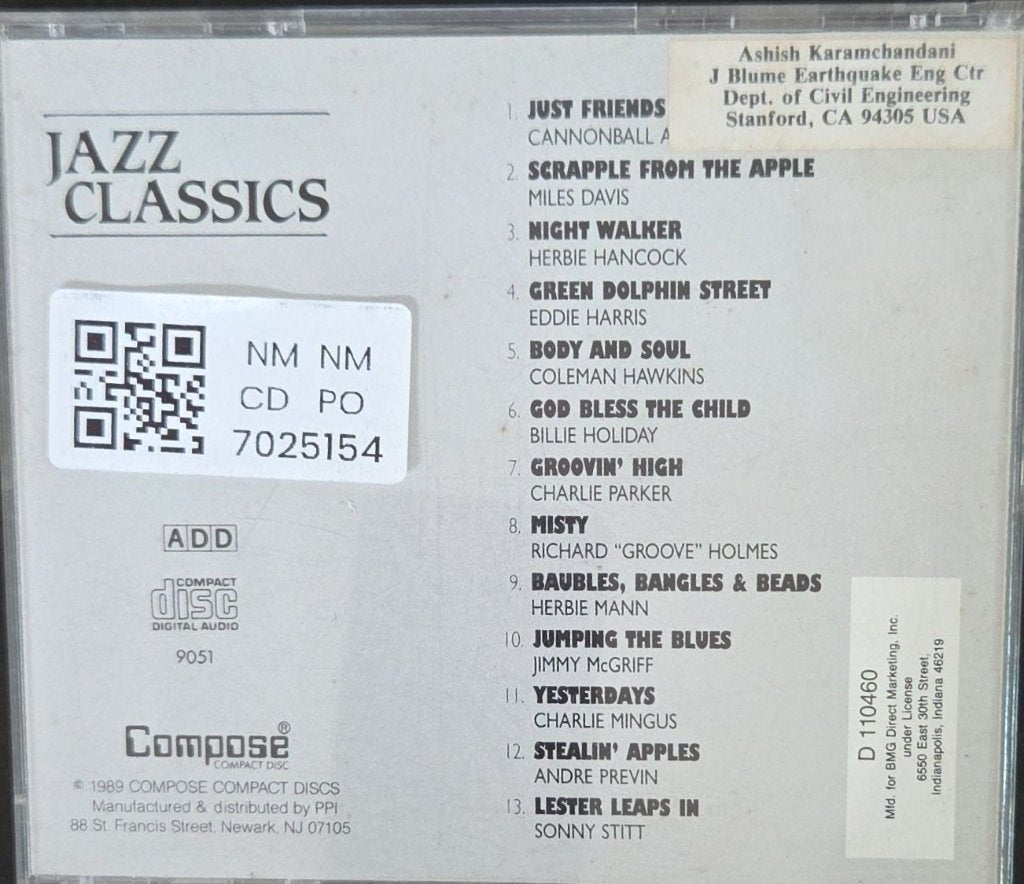 Various - Jazz Classics (CD)