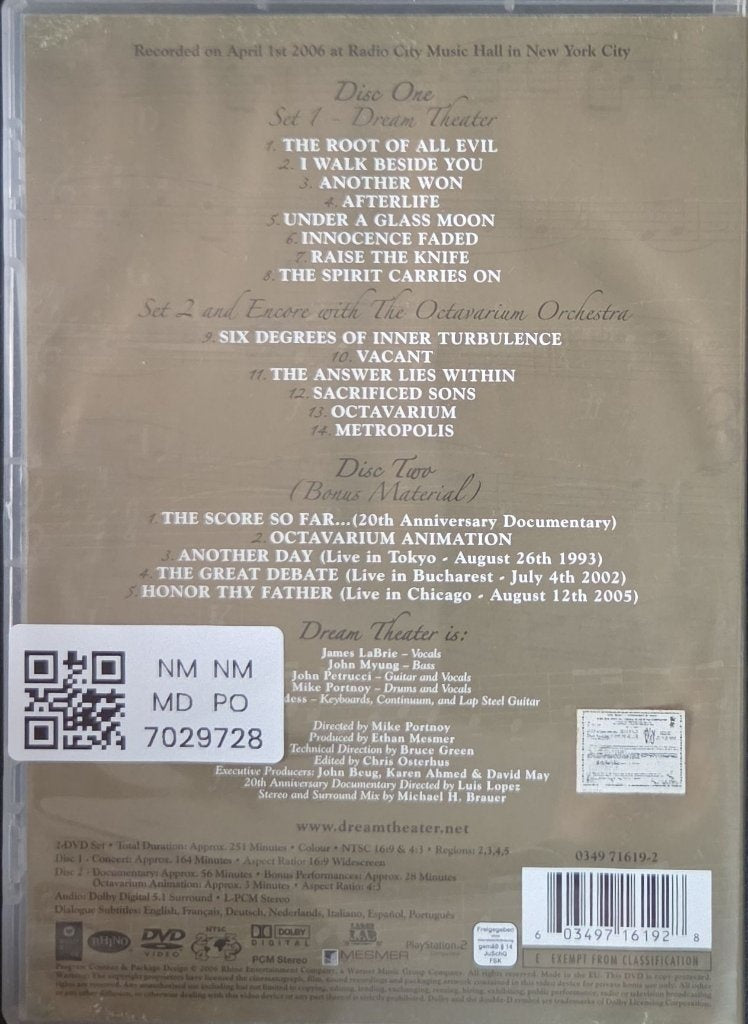 Dream Theater - Score (Music-DVD) (2)