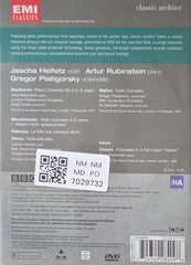 Jascha Heifetz, Artur Rubinstein, Gregor Piatigorsky - Heifetz Rubinstein Piatigorsky (Music-DVD)