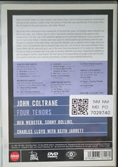 John Coltrane, Ben Webster, Sonny Rollins, Charles Lloyd with Keith Jarrett - Four Tenors (Music-DVD)