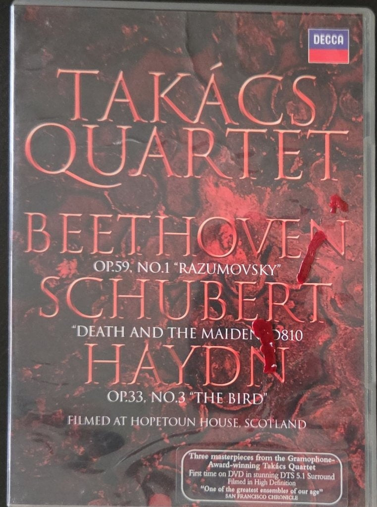 Takács Quartet - Beethoven Schubert Haydn (Music-DVD)
