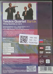 Takács Quartet - Bartók - String Quartets 2, 3 & 6 (Music-DVD)