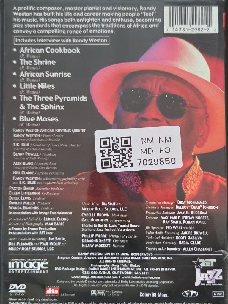 Randy Weston - Live in St. Lucia (Music-DVD)