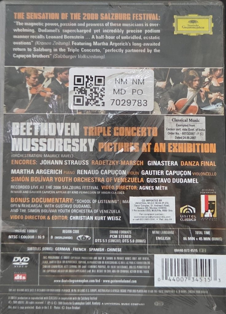 Gustavo Dudamel, Simón Bolívar Youth Orchestra of Venezuela - Live from Salzburg (Music-DVD)