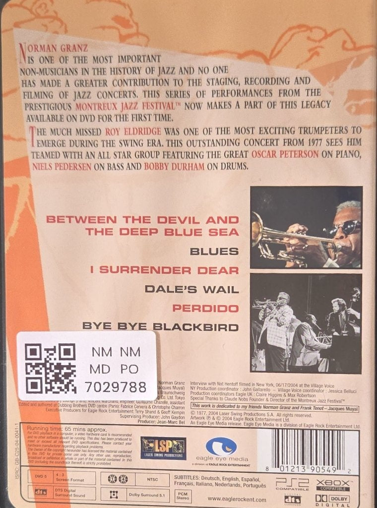 Roy Eldridge - Roy Eldridge '77 (Music-DVD)